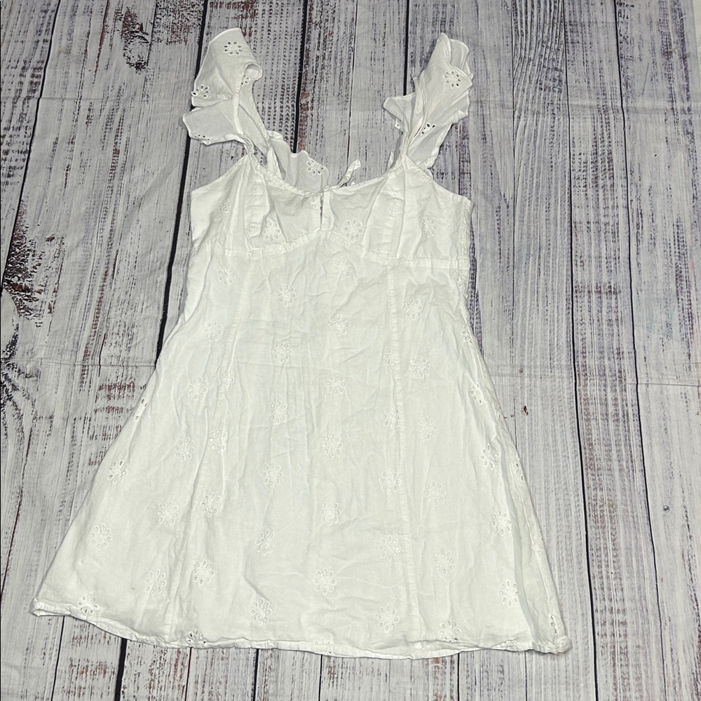 Besiana Cotton Broderie Anglaise Mini Sundress - Picture 5 of 7